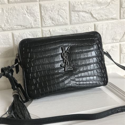 ysl gteen crocodile bag|ysl crocodile crossbody bag.